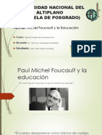 Paul michel Foucault y la educacion final