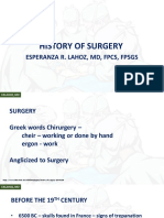 History of Surgery: Esperanza R. Lahoz, MD, FPCS, Fpsgs