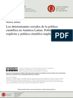 Política cientifica explicita e implicita- Amilcar Herrera