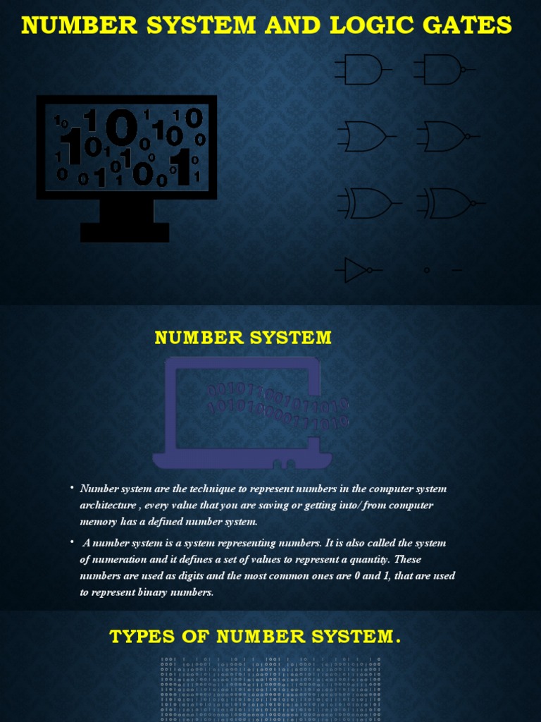 Number System and Logic Gates | PDF | Logic Gate | Decimal