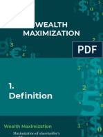 Wealth Maximization