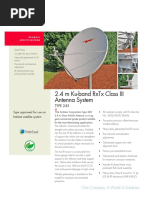 2.4 M Ku-Band RXTX Class Iii Antenna System: Type 243