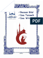 Doa Tarawih Witir - AL HIKMAH