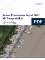 Reason Foundation: Aviation Annual Privatization Report 2010