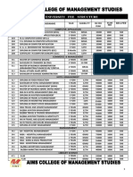 University Course Fee For Students & Agents