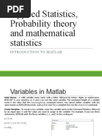 Lab1 - Basics of Matlab