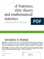 Lab1 - Basics of Matlab