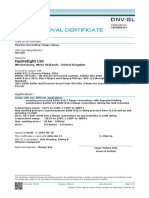 Type Approval Certificate: Hydratight LTD