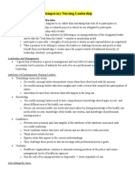 Chapter 4: Issues in Contemporary Nursing Leadership: Situating The Topic: The Nature of The Issue