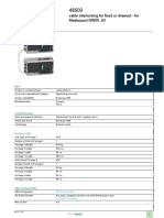 Product Data Sheet: Cable Interlocking For Fixed or Drawout - For Masterpact NW08..63