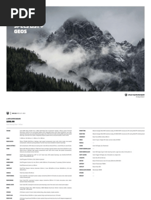 Specs Geos 2022 New Bosch 