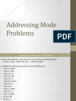 Addressing Mode Problems: Prepared by I. Mala Serene,, VIT University