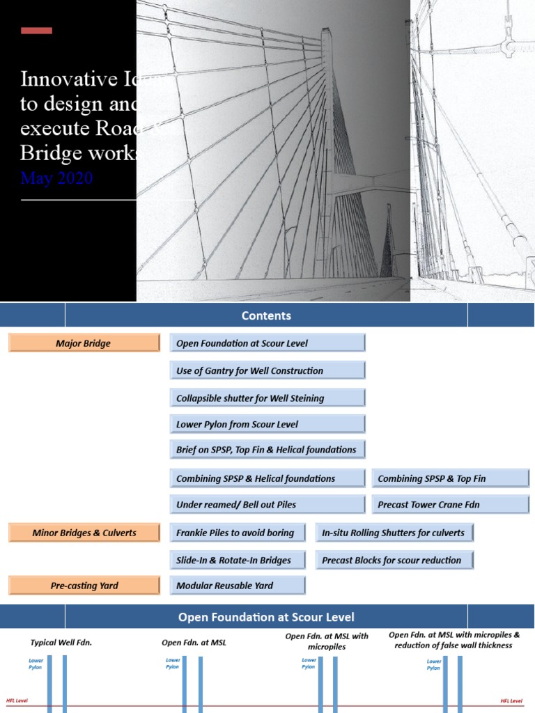 Innovations in Bridge Construction | PDF | Deep Foundation | Structural ...