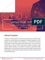 Anaplan Course Curriculum - Mindmajix