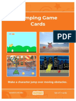 Jumping-Cards in Scratch