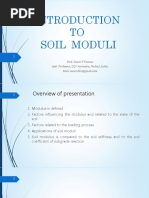 Soil Modulus of Elasticity