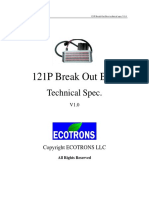 121P Break Out Box: Technical Spec