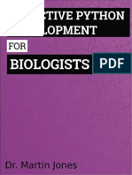 Effective Python Development For Biologists (Jones 2016-09-26)
