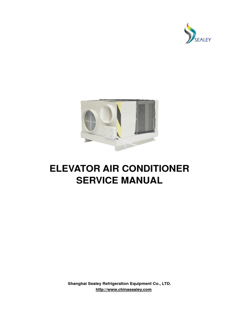 Elevator Air Conditioner Service Manual | PDF | Air Conditioning | Heat ...
