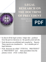 Legal Research On The Doctrine of Precedent 2
