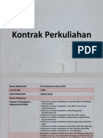 Kontrak Perkuliahan IKD