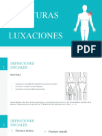 Generalidades de Fracturas y Luxaciones