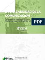 LA TRAZABILIDAD DE LA COMUNICACIÓN Así nos comunicamos en Plena inclusión Castilla y León