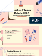 Analisis Vitamin Metode HPLC