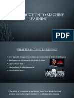 Introduction To Machine Learning
