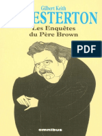 Chesterton 'Les Enquètes Du Pére Brown'