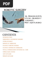 Download ROBOTIC SURGERY ppt by Rohit Patil SN52563423 doc pdf