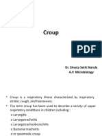 Croup: Dr. Shveta Sethi Narula A.P. Microbiology