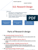 3 Part I Reserach Methods CoSc 6612 Lecture 3 PART ONE