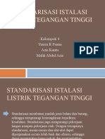 Standarisasi Istalasi Listrik Tegangan Tinggi