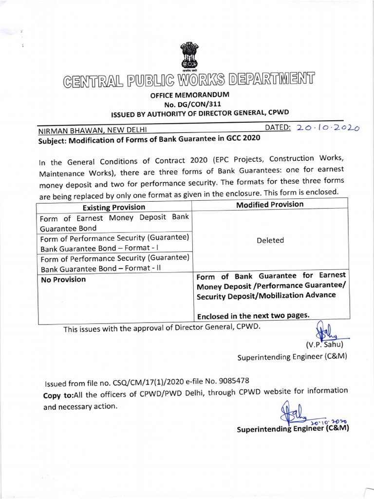 Bank Guarantee Form Modifications 2020 | PDF | Guarantee | Business Law