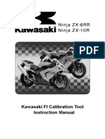 Ninja ZX-6RR Ninja ZX-10R: Kawasaki FI Calibration Tool Instruction Manual