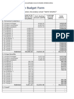 2a Grant Budget Form