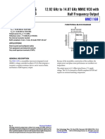 12.92 GHZ To 14.07 GHZ Mmic Vco With Half Frequency Output: Data Sheet