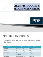 Perubahan fisiologis & psikologis masa nifas