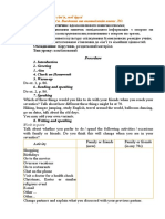 Procedure 2. Greeting 3. Aim 4. Check On Homework 5. Warm-Up 6. Reading and Speaking 7. Speaking