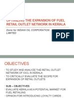 Optimizing The Expansion of Fuel Retail Outlet Network in Kerala