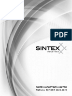 SINTEX INDUSTRIES ANNUAL REPORT 2020-21