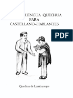 Guía de Lengua Quechua Para Castellano-hablantes Con OCR