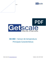 GS-302 temperatura sensor monitoramento