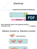 Electricity: Electricity Is A Result From The Flow of Electrons