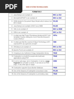 Web System Technologies: Formative 1