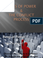Bases of Power & The Conflict Process