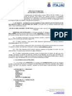 30.08.2021 - Prefeitura de Itajaí (SC) PP 74.2021 - Motoristas