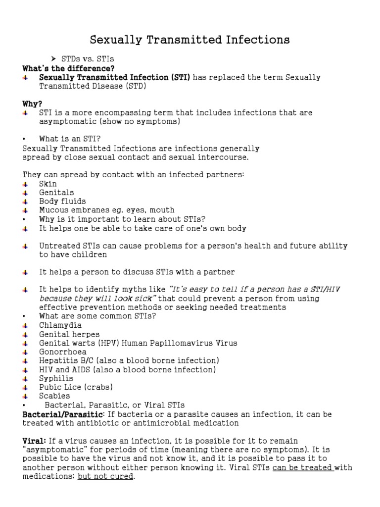 Sexually Transmitted Infections | PDF | Sexually Transmitted Infection ...