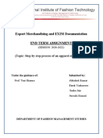 Execution Process of Garment Export Order Is One of The Principal Parts of The Merchandiser